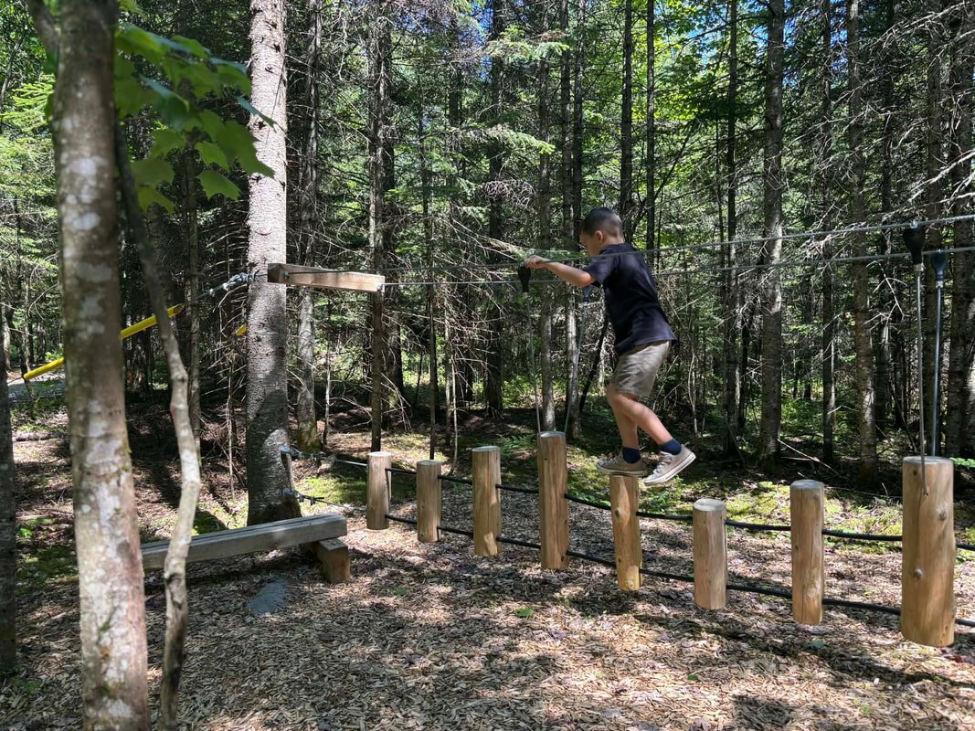 Parc des Chutes - Parcours d'hébertisme